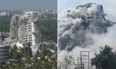 മരട് ഫ്‌ളാറ്റ് അഴിമതിയുടെ സ്‌ഫോടനം ഉത്തരവാദികൾ രക്ഷപ്പെട്ടു. നികുതി ദായകർ വിഢികൾ