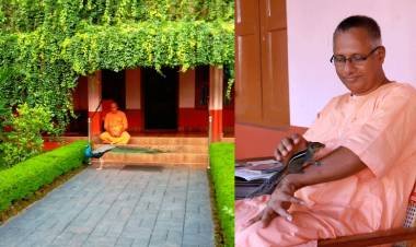 മയിലും, അണ്ണാറക്കണ്ണനും, കിളികളുമൊക്കെ സ്വാമിജിക്ക് തോഴന്മാർ