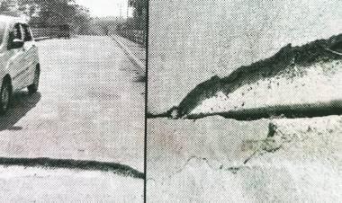 ഇടമുള പാലത്തിൽ വിള്ളൽ