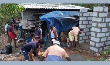 വളവുപച്ചയിലെ വൃദ്ധദമ്ബതികള്‍ക്ക് ശൗചാലയമൊരുക്കി ബിജെപി