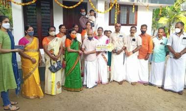 ബിജെപിയുടെ നേതൃത്വത്തിൽ വീട് നിർമ്മിച്ചു നൽകി