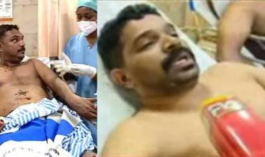 വഴി യാത്രക്കാരുടെ ദേഹത്ത് ടാര്‍ ഒഴിച്ച് പൊള്ളിച്ച് റോഡ് അറ്റകുറ്റപ്പണിക്കാര്‍ സംഭവം എറണാകുളത്ത്