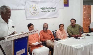 മില്ലറ്റ് മിഷൻ കേരളയുടെ പാലക്കാട് ജില്ലാ കൺവെൻഷൻ ആദിവാസി സംരക്ഷണ സംഘം നേതാവ് നീളിപ്പാറ മാരിയപ്പൻ ഉദ്ഘാടനം ചെയ്തു.