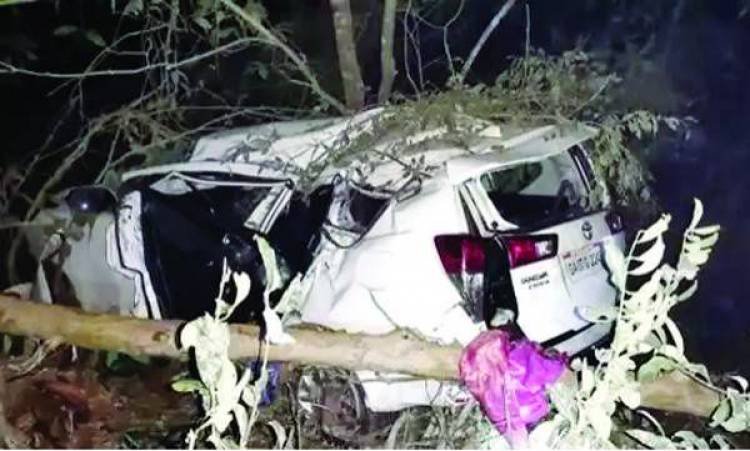 വാഹനാപകടം: കേന്ദ്രമന്ത്രി ശ്രീപദ്‌ നായിക്കിന്‌ പരുക്ക്‌; ഭാര്യ മരിച്ചു