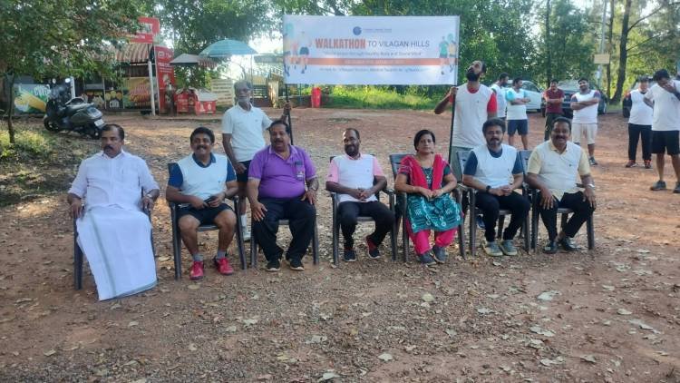 ടെന്നിസ് ട്രസ്റ്റ് വാക്കത്തോണിന് വിലങ്ങൻ കുന്നിൽ സ്വീകരണം നല്കി.